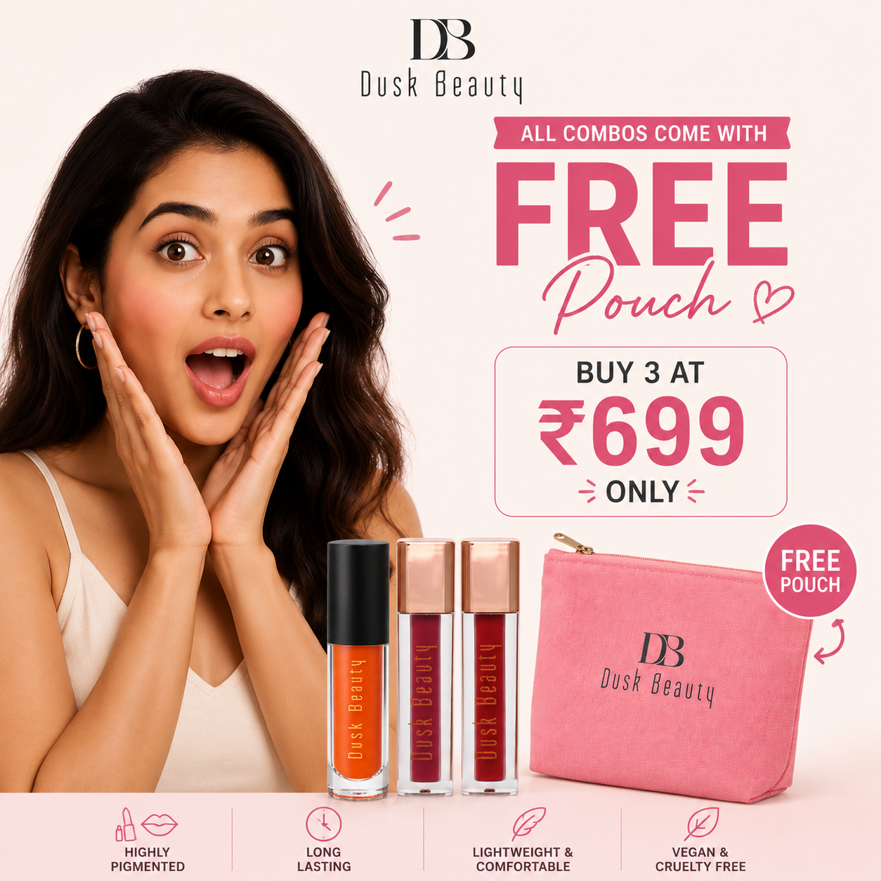 Free Product - Lipstick or Lip Tint of any shade